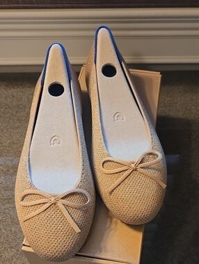 Rothy's Ballet FLAT In Goldstone size 8 NIB